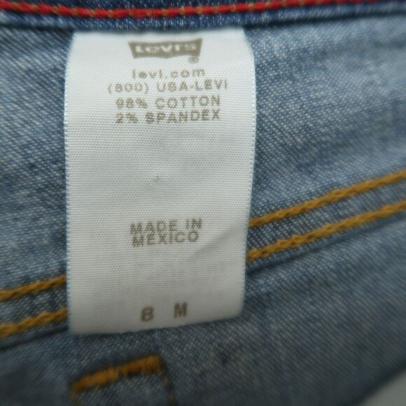 Levi's 550 Jeans Women's Size 8M Blue Mid-Rise Relaxed Bootcut 28.5" Inseam - Picture 10 of 16